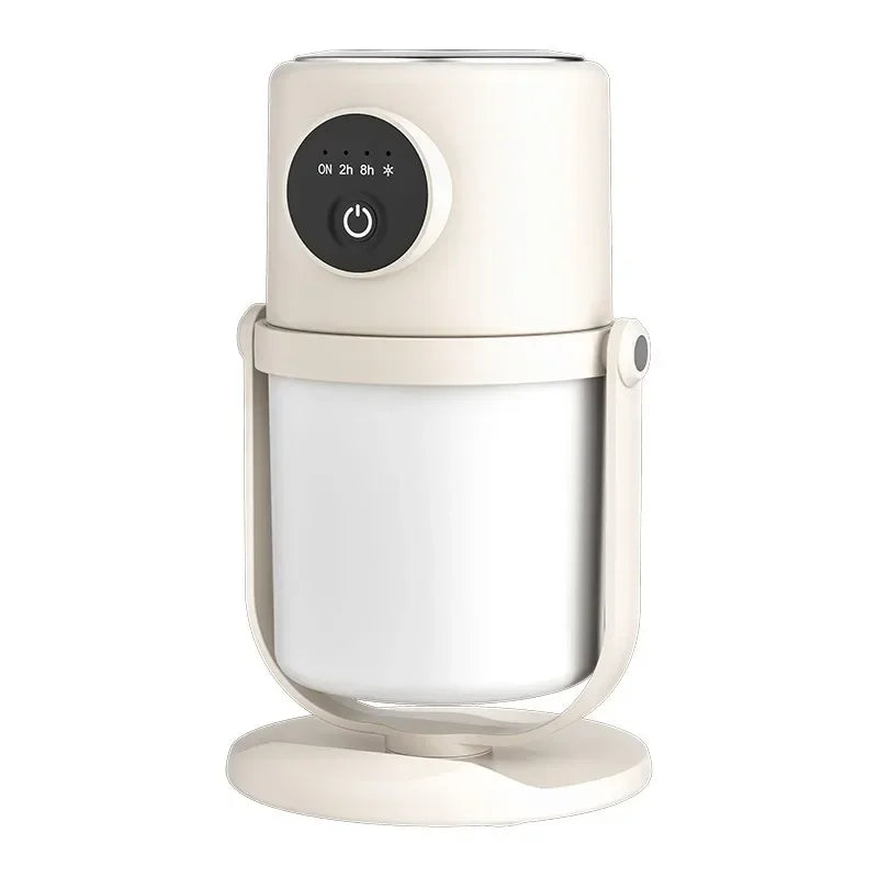 90 Degree Rotating Humidifier Intelligent Large Capacity Atomizer USB Silent Night Light Air Purification Difuser Essential Oil