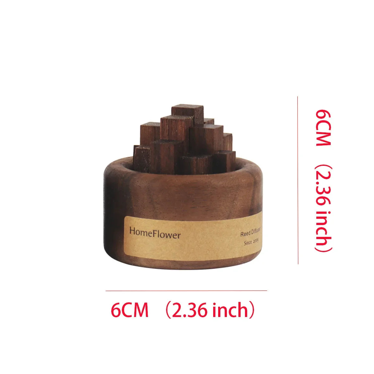 1Pcs Difuser Home Fragrance No Essential Oil Wood Scent Unique Wood Art Fireless Aroma Home Decor Aromatherapy Gift for Mom Lady